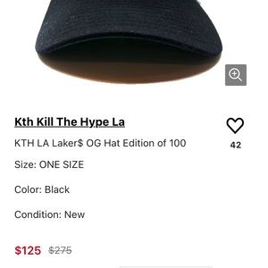 🔌🔌🔌KTH LA LAKER SNAP BACK HAT